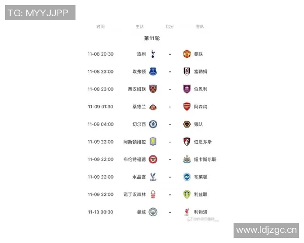 英超联赛每支球队比赛场数介绍